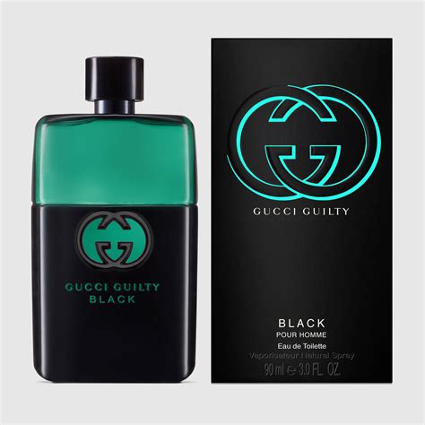 gucci guilty black mens|gucci black aftershave for men.